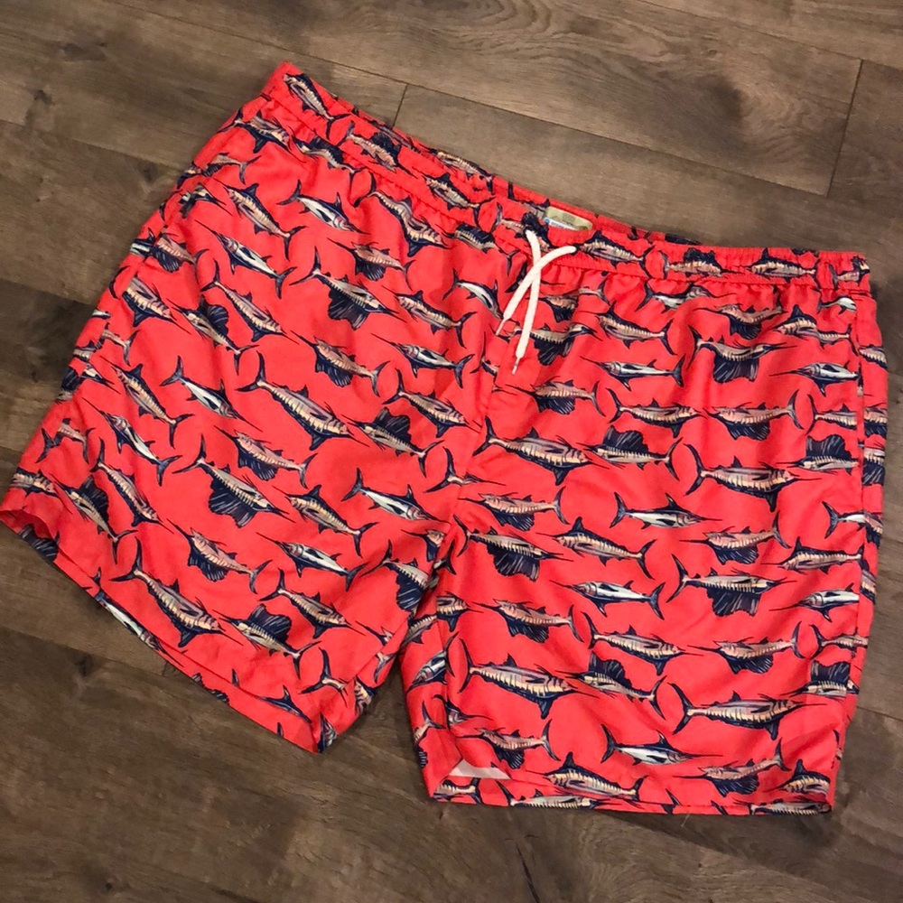 Ocean Coast Swim Trunks Size 4X Swordfish